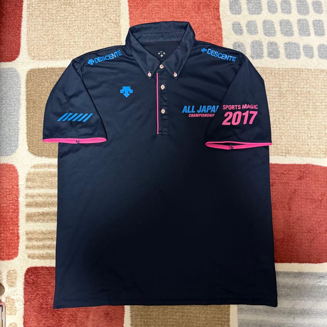 【極美品】ALLJAPAN インターハイ デサント ポロシャツ XOサイズ