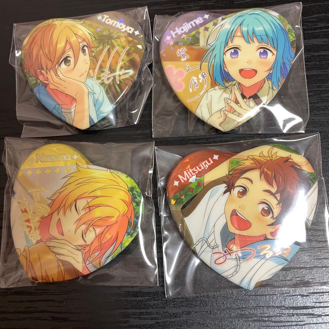あんスタ ハート缶バッジ 中国 宝石心晴