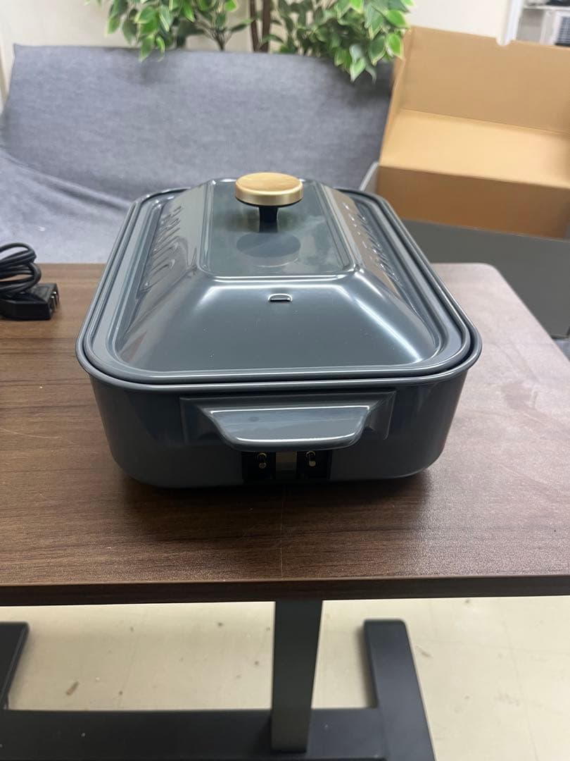 BRUNO コンパクトホットプレート グレー　ほぼ未使用　T