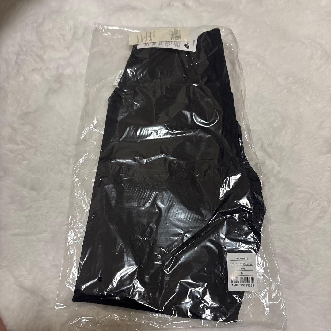 新品未開封 【SUKALA】ベーシックリブレギンス　Ｍサイズ　ブラック