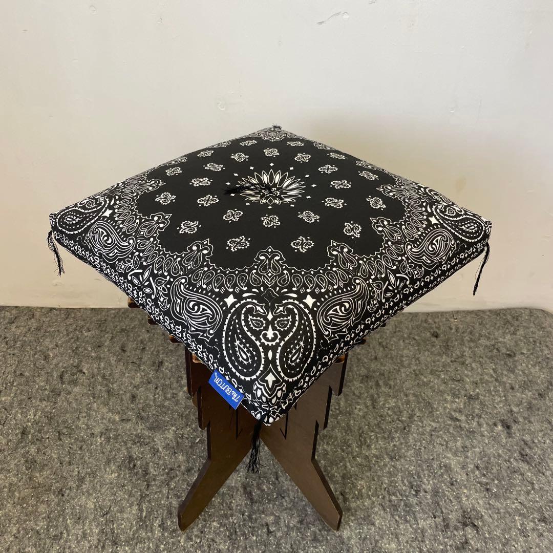 TheBUTON/HAVE A HANK BANDANA/BLACK/座布団
