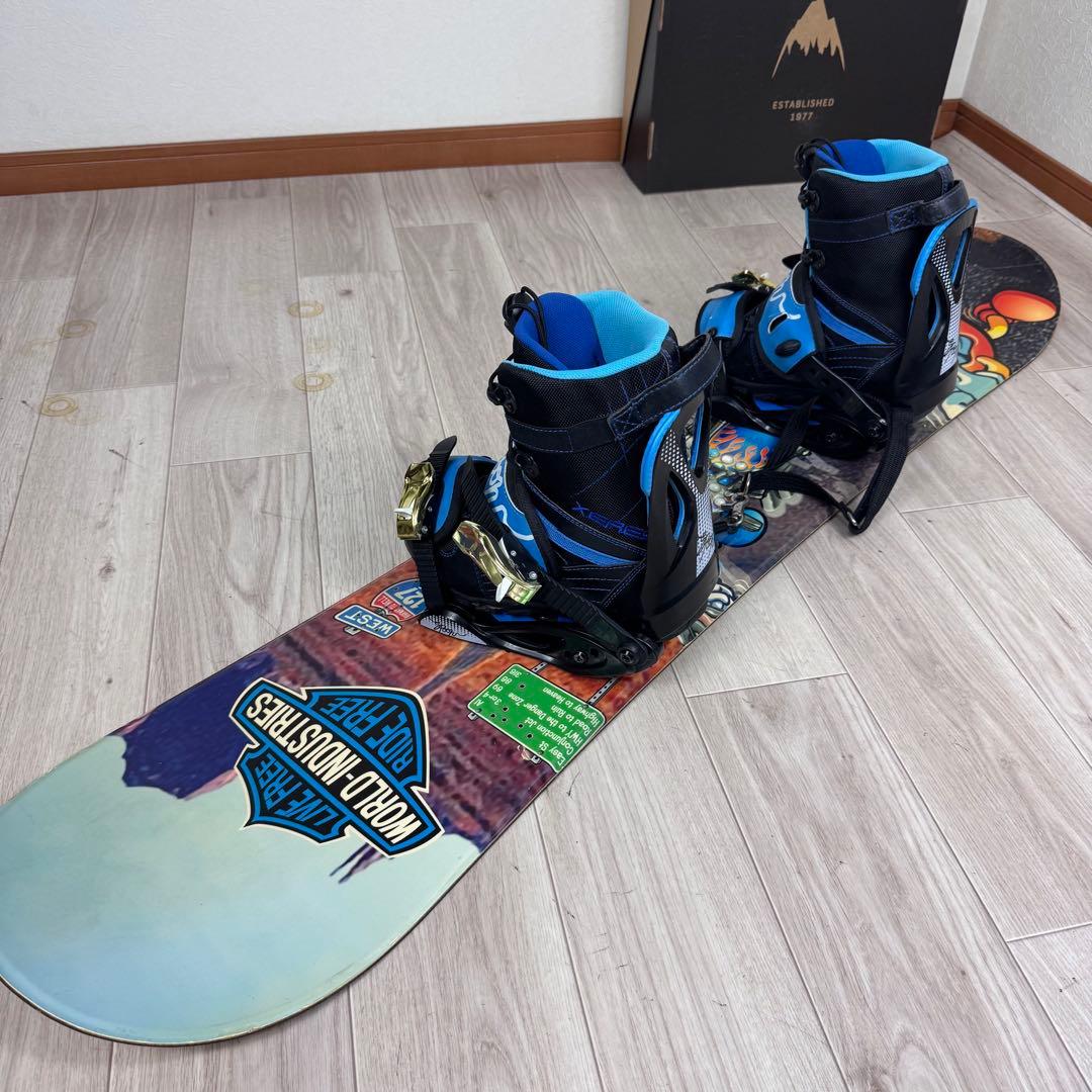 専用ジュニア スノーボード セット 127cm ブーツ24cm
