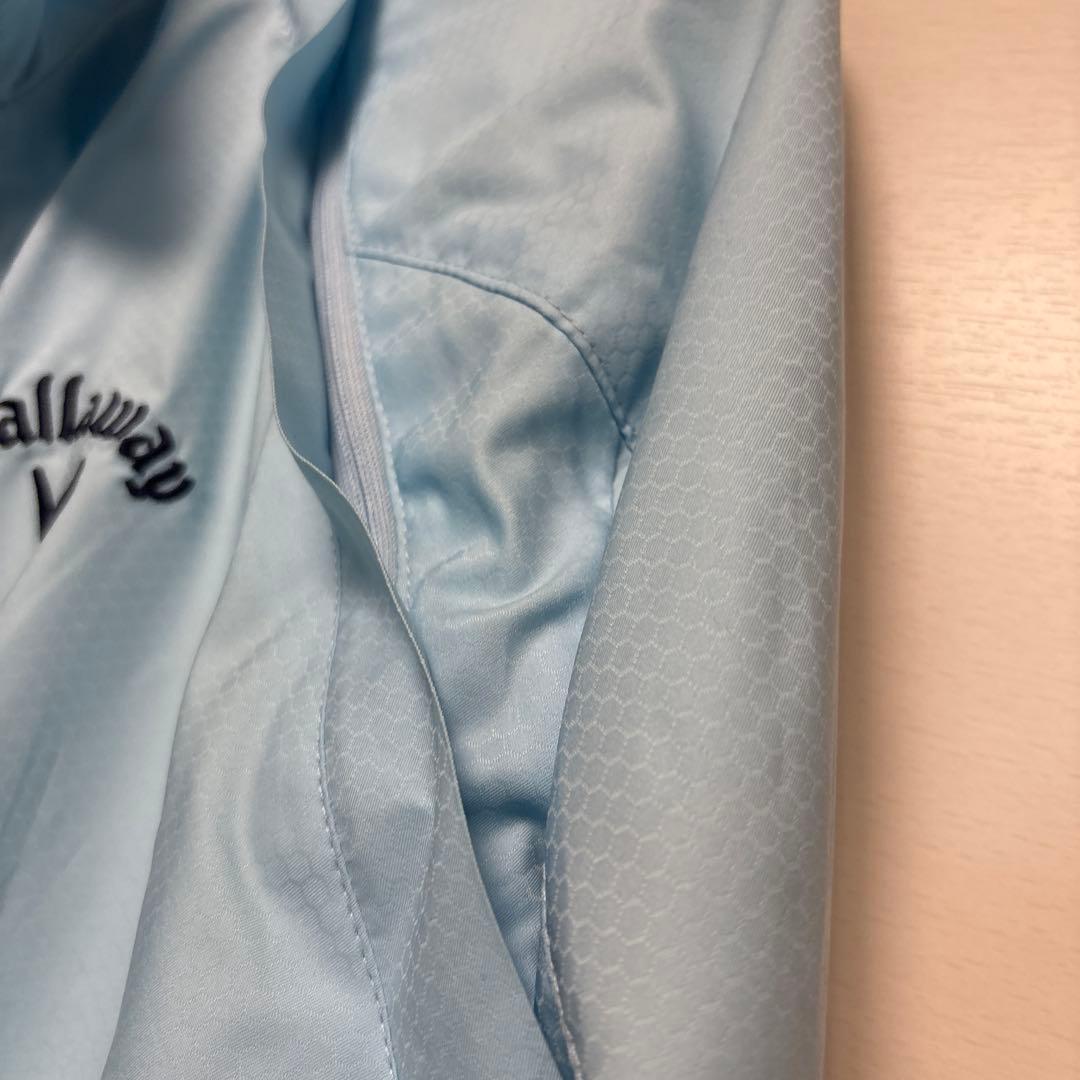 新品、未使用。 Callaway 2WAY水色 フルジップブルゾン Mサイズ