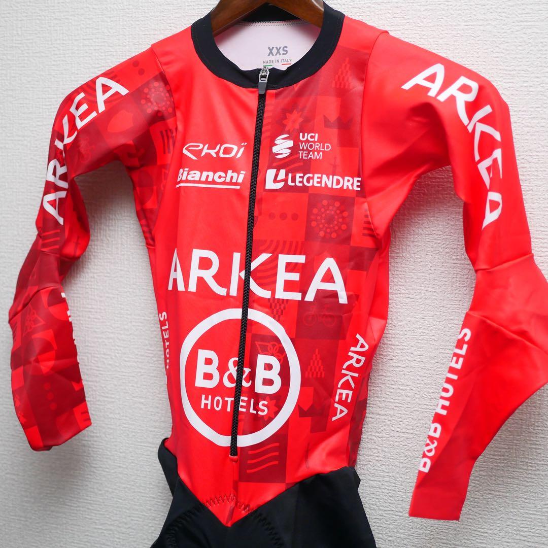 選手支給品 アルケアB&Bホテルズ スキンスーツ ワンピース ビアンキ SM相当
