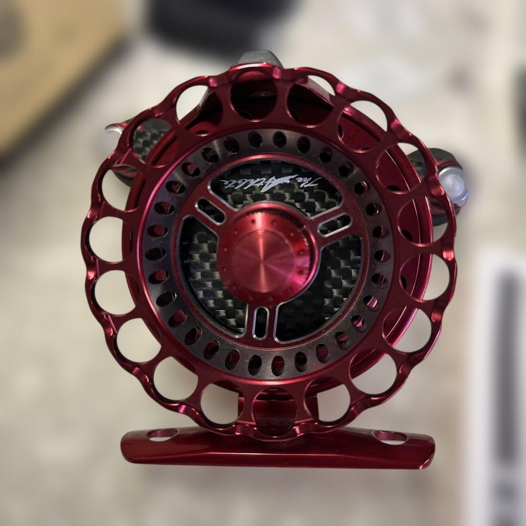 黒鯛工房　アスリートレーサー　65-RT カセ釣師 レッド 右巻き　付属品付き