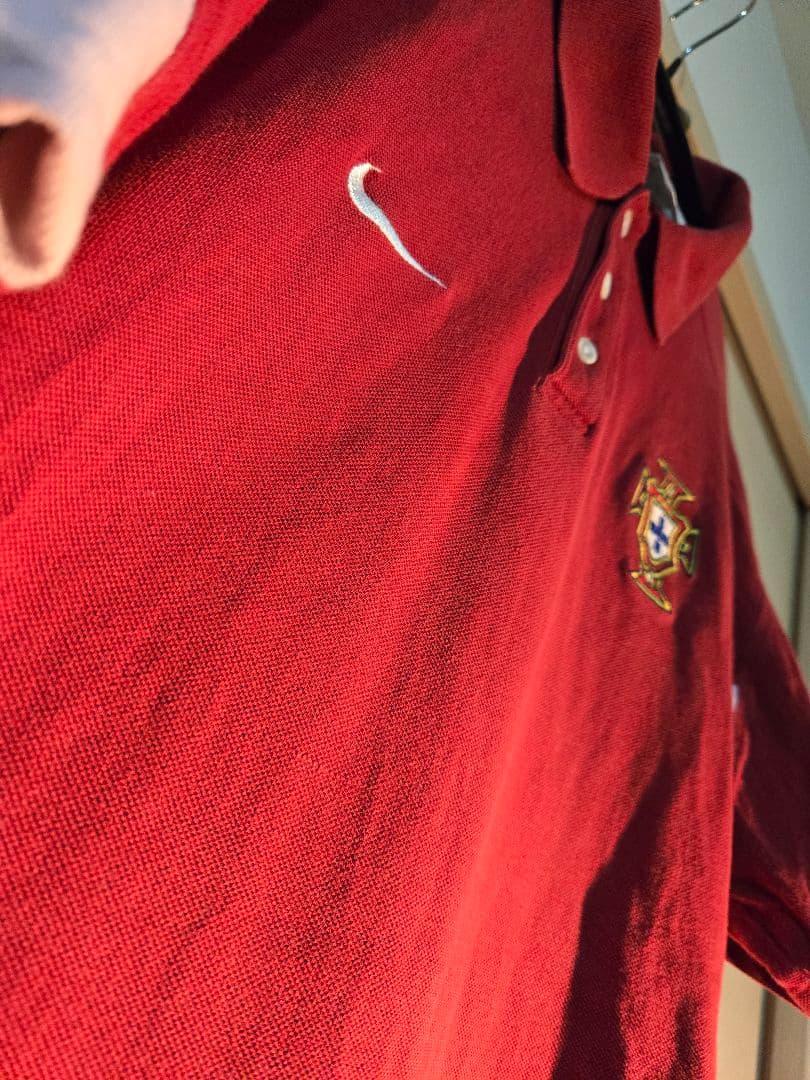 【激レア】00s ナイキ ポルトガル代表 ポロシャツ EURO2004 黄金世代