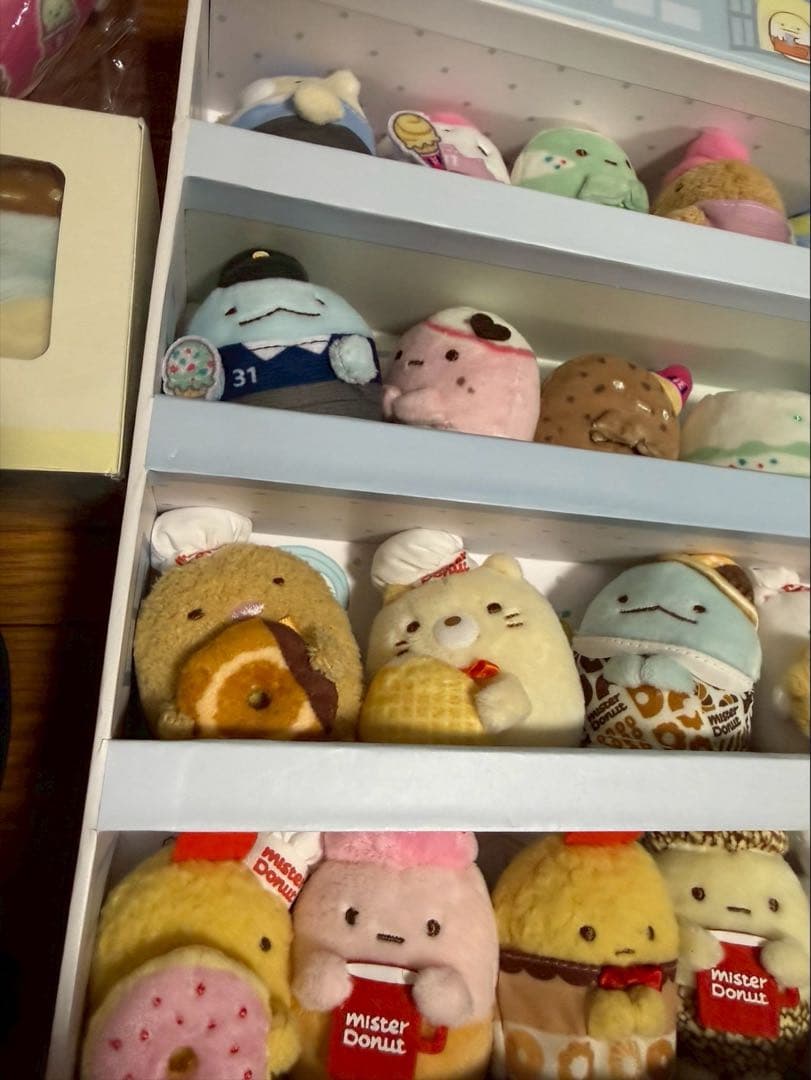 すみっこぐらしてのりぬいぐるみ　コレクション　ミスド31コラボ