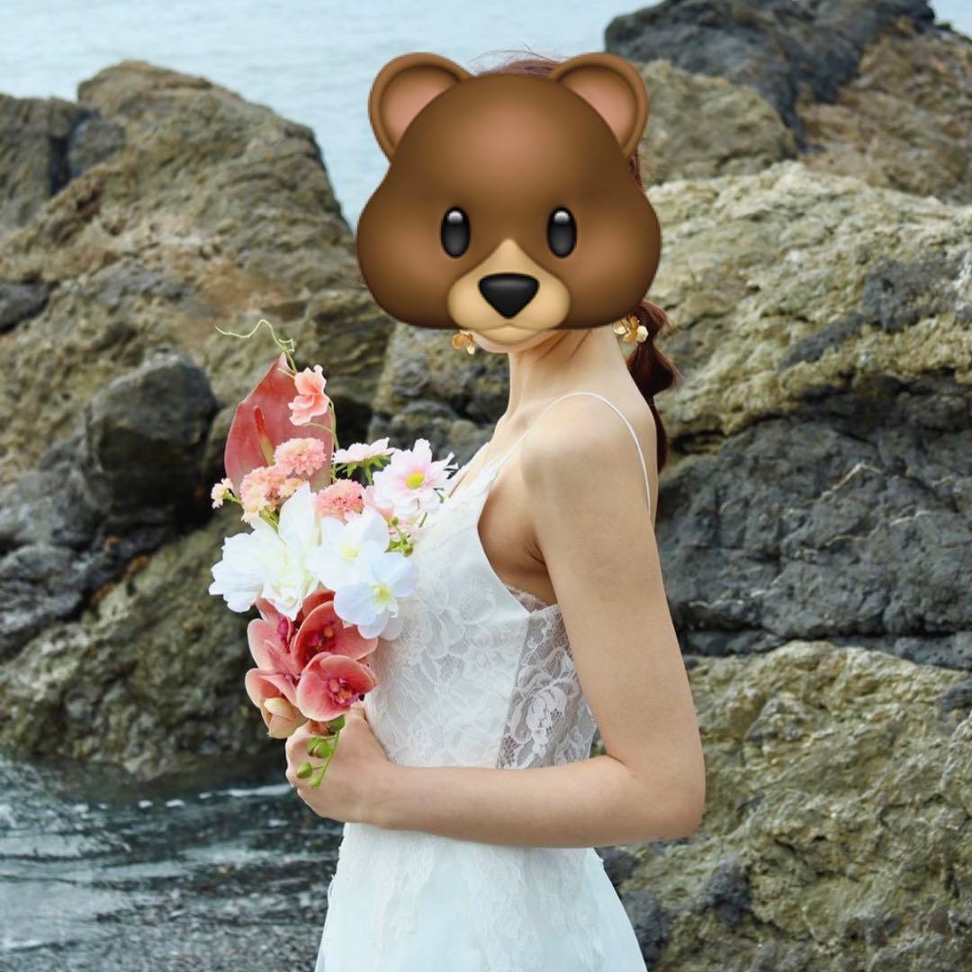 ウエディングブーケ　アーティフィシャルフラワー　前撮り　花束　ピンク