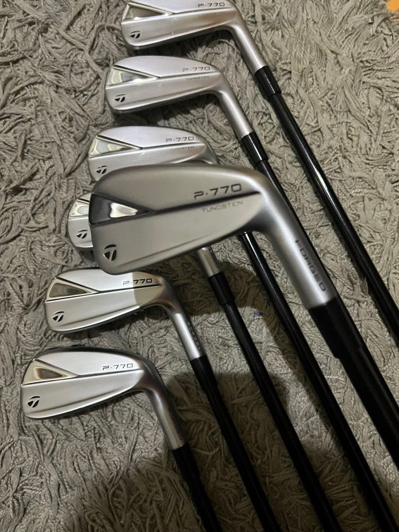 【美品】TaylorMade P770 2023 アイアン7本セット 4-P
