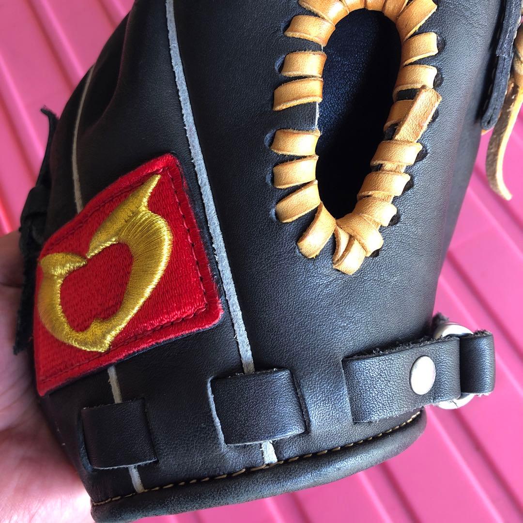 VictoryHeart軟式野球用グローブブラック　オーダーメイド