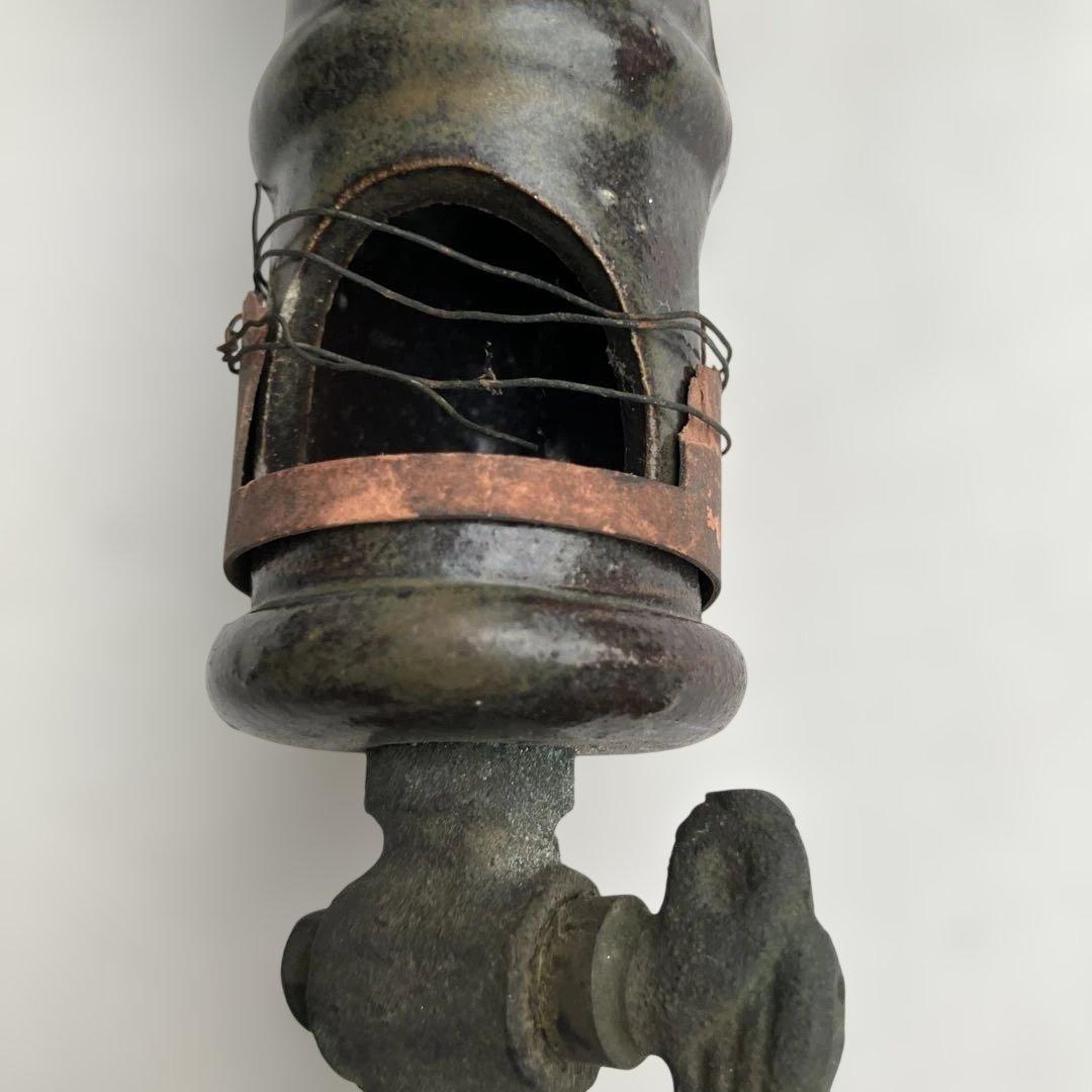 (457)レトロな陶器製のガスコンロです