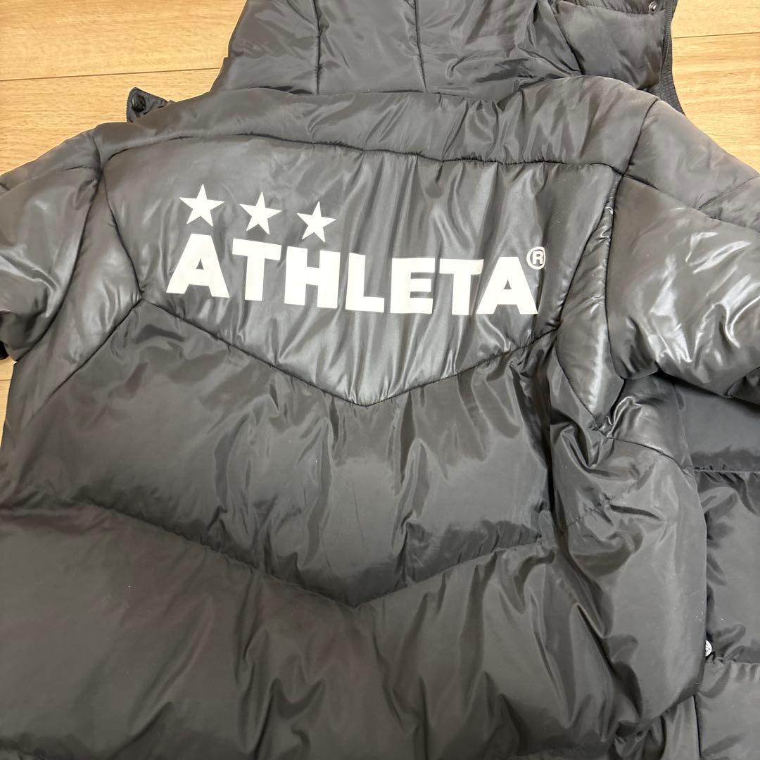 ATHLETA ブラックベンチコート Mサイズ