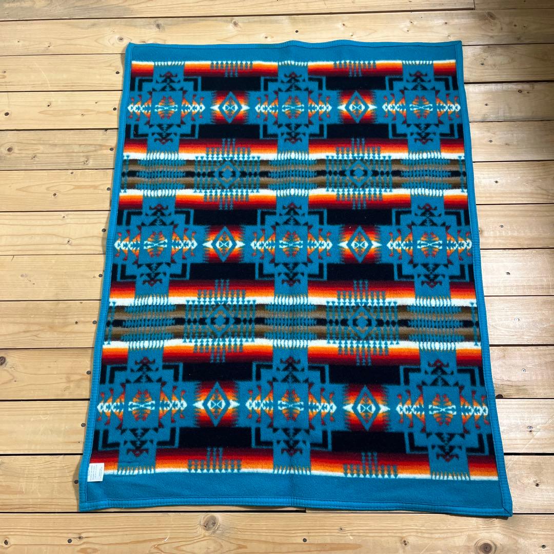 USA製◾️PENDLETON ペンドルトン チマヨ柄 ブランケット 毛ウール B