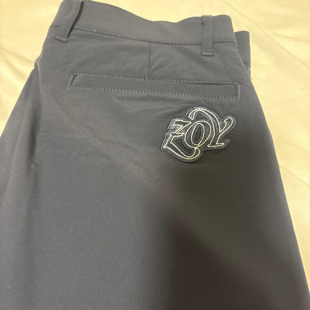 定価25300円　新品ZOY ゾーイ メンズ ロングパンツ 紺　シンプル　はっ水