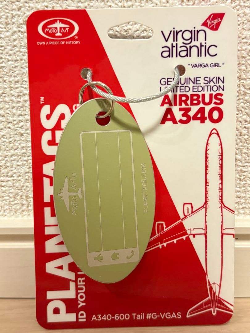 航空機・ヘリコプター PLANETAGS VIRGIN ATLANTIC A340-600