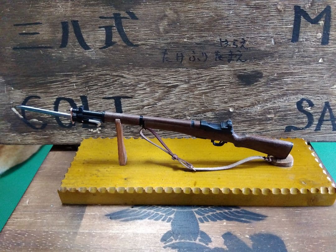 ミニＭ１ガーランドとＭ１銃剣モデル