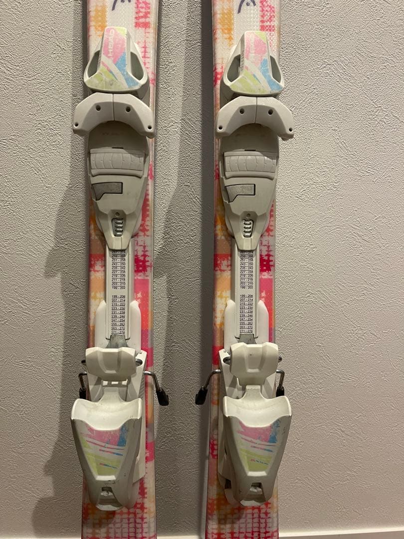 HEAD JOY ジュニア スキー板 117cm ストック ATOMIC ブーツ