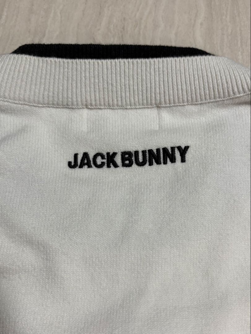 Jack Bunny!! レイヤード風天竺編みコットンニットセーター