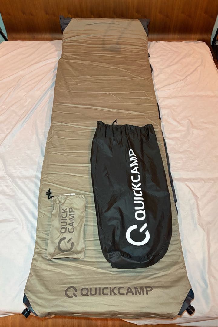 【2枚セット】美品 QUICKCAMP 車中泊マット 8cm 専用カバー付