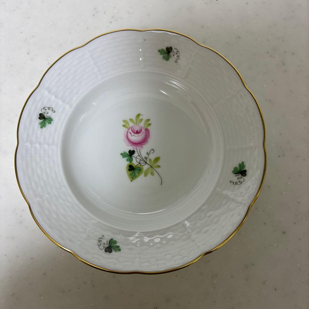 【未使用品】ヘレンド　ウィーンの薔薇　オリエンタルボウル　2枚　箱付き
