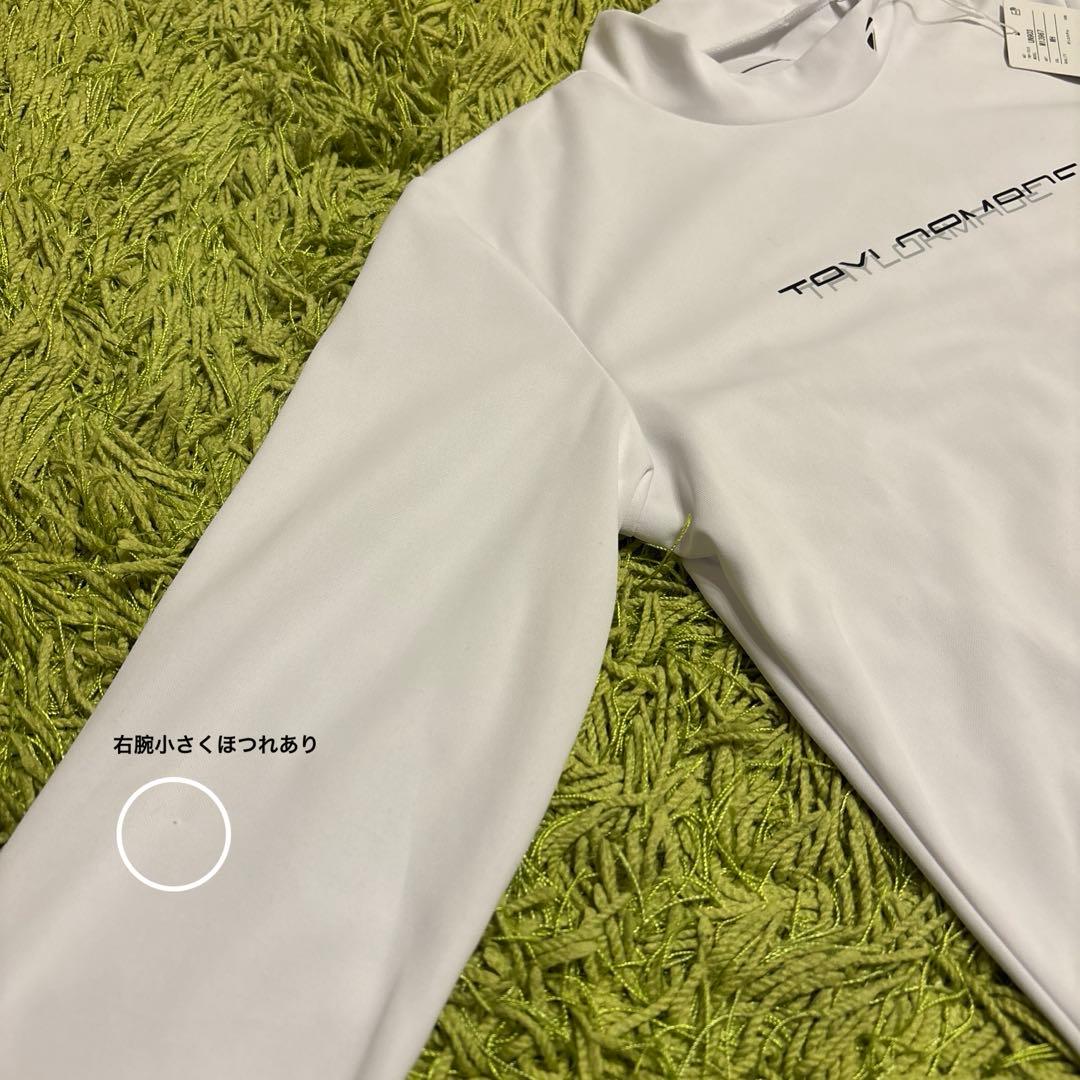 ラスト1点【TaylorMade】S 新品✨春ゴルフ　ロゴモックネック　訳あり