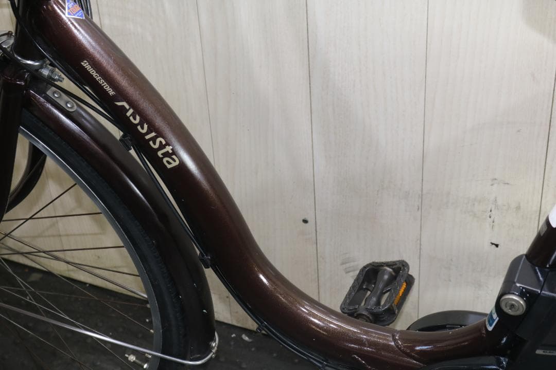 ブリヂストン アシスタベーシック A6B16 リチウム8.9AH 26型 茶色