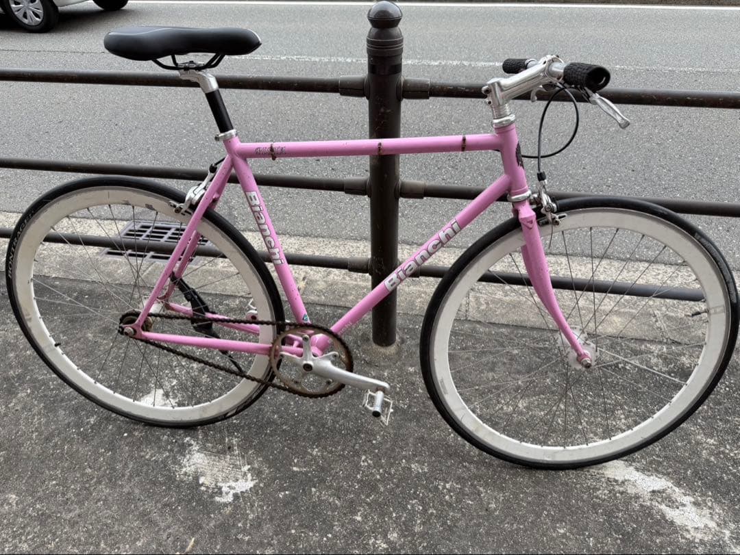 BIANCHI ピスト 700cc フレームクロモリ フレームサイズ52cm