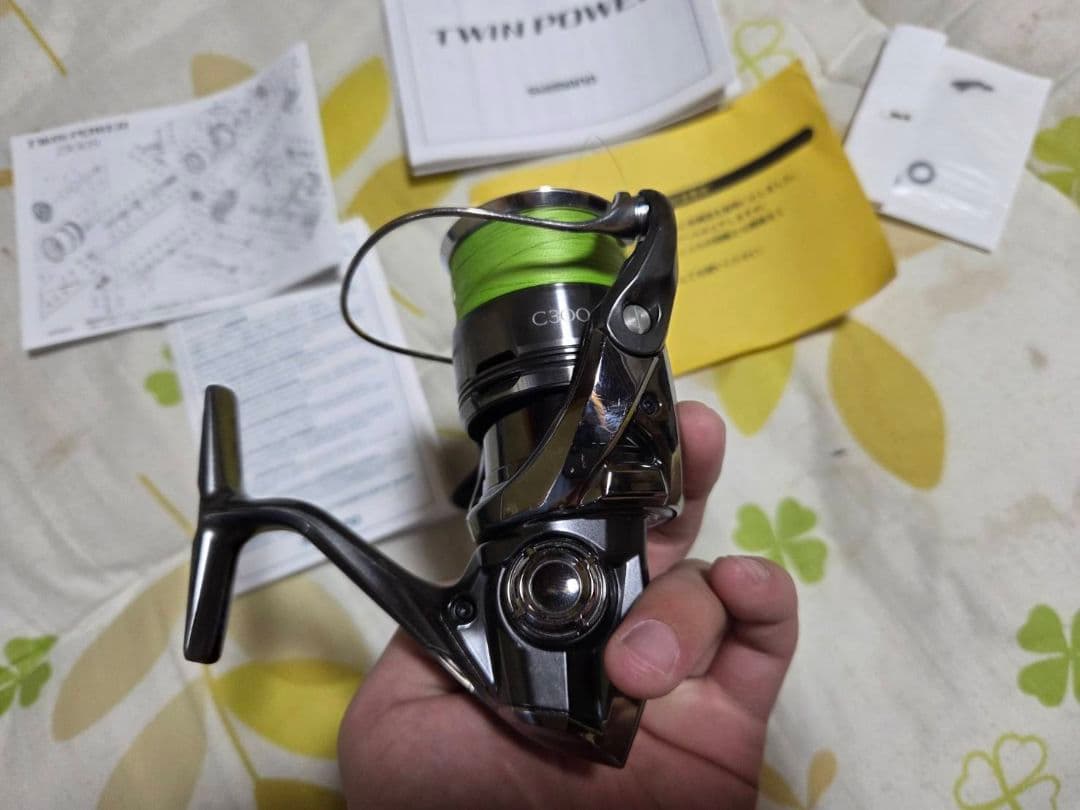 スピニングリール グリーンライン 右ハンドル