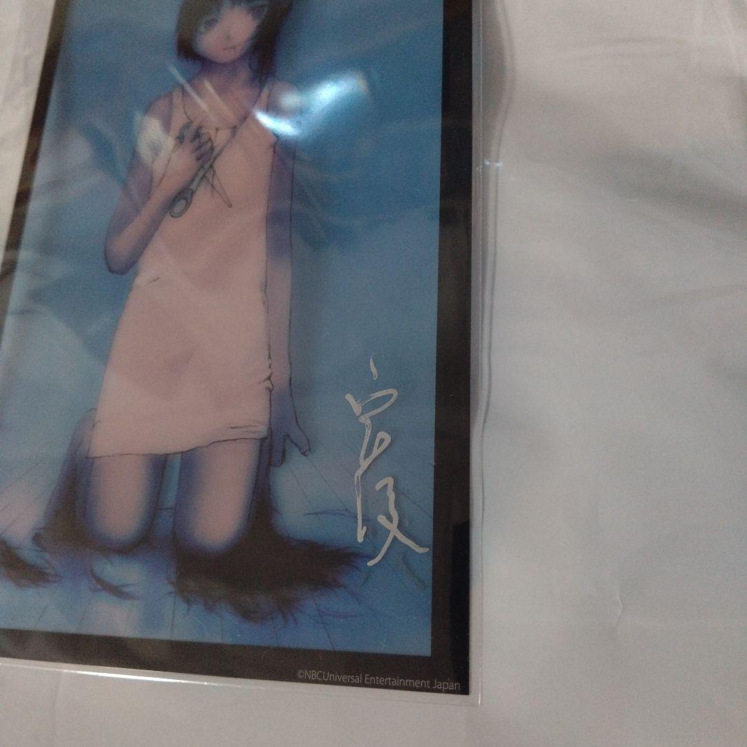 安倍吉俊 玲音 Lain クリアカード 直筆サイン入り 個展 ps
