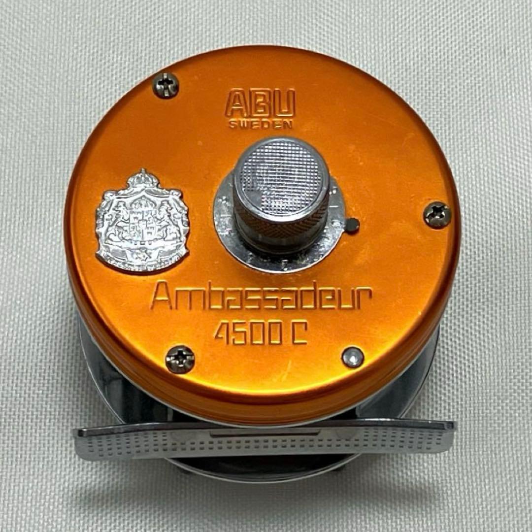 《希少》アブガルシア アンバサダー 4500C サンセットオレンジ ベイトリール
