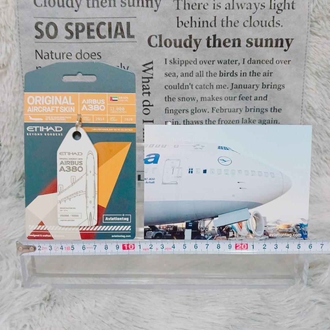☆エティハド航空☆ Aviationtag A380 A6APA タグ ポスカ付