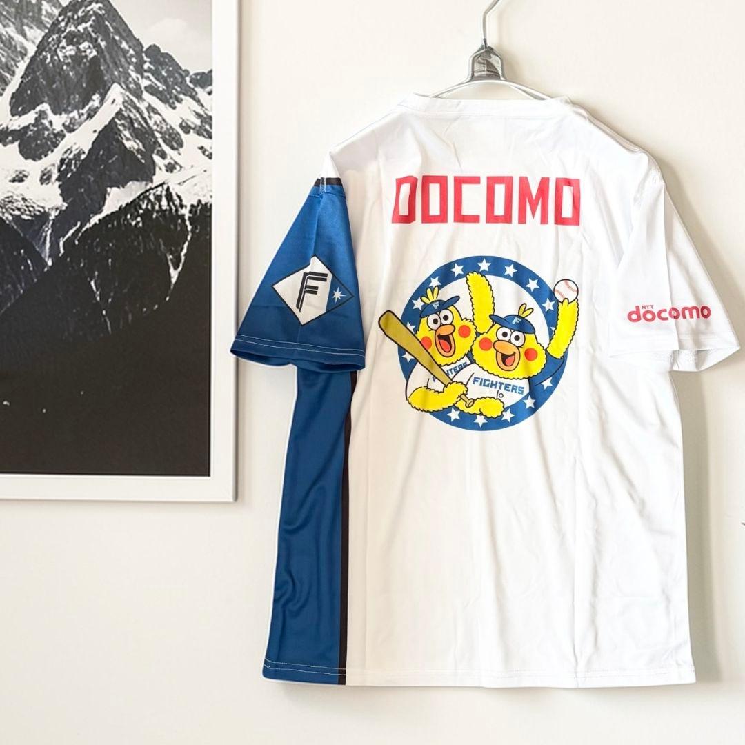 ◎新品未使用/訳あり美品◎★日ハム　ドコモ★L相当★ユニフォーム★Tシャツ★