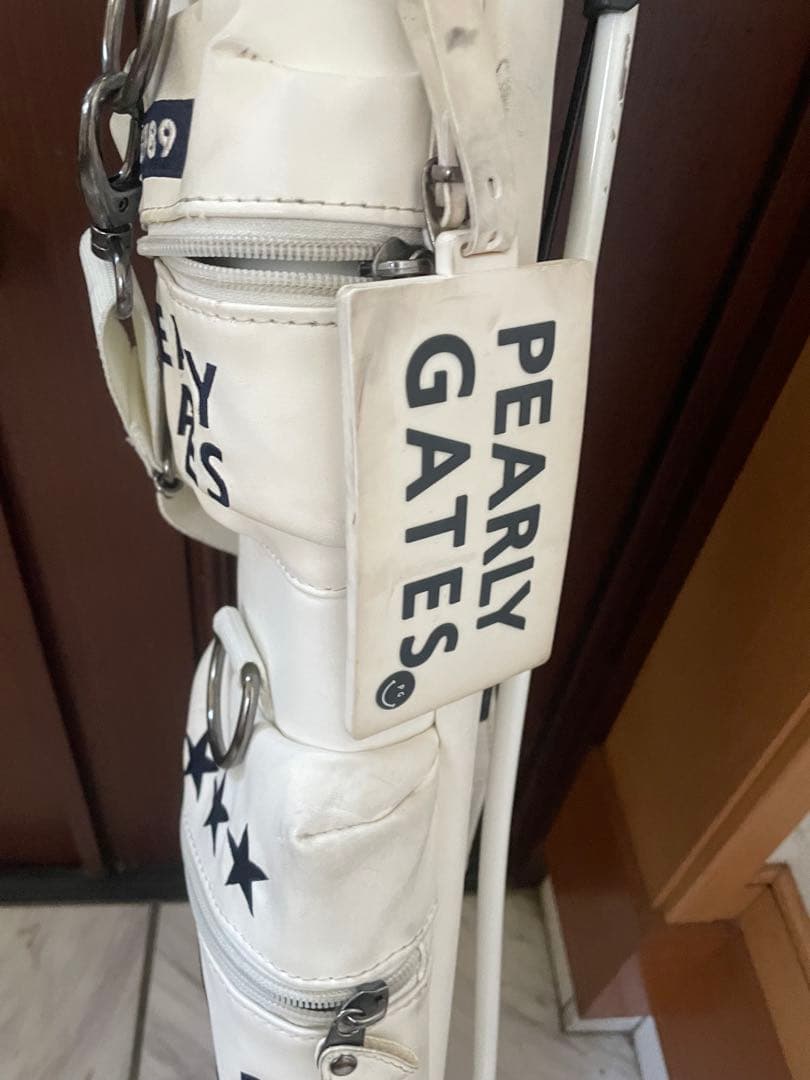PEARLY GATES キャディバッグ ホワイト