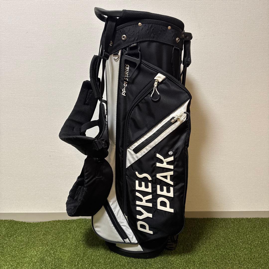 良品 PYKES PEAK パイクスピーク スタンド式 キャディバッグ