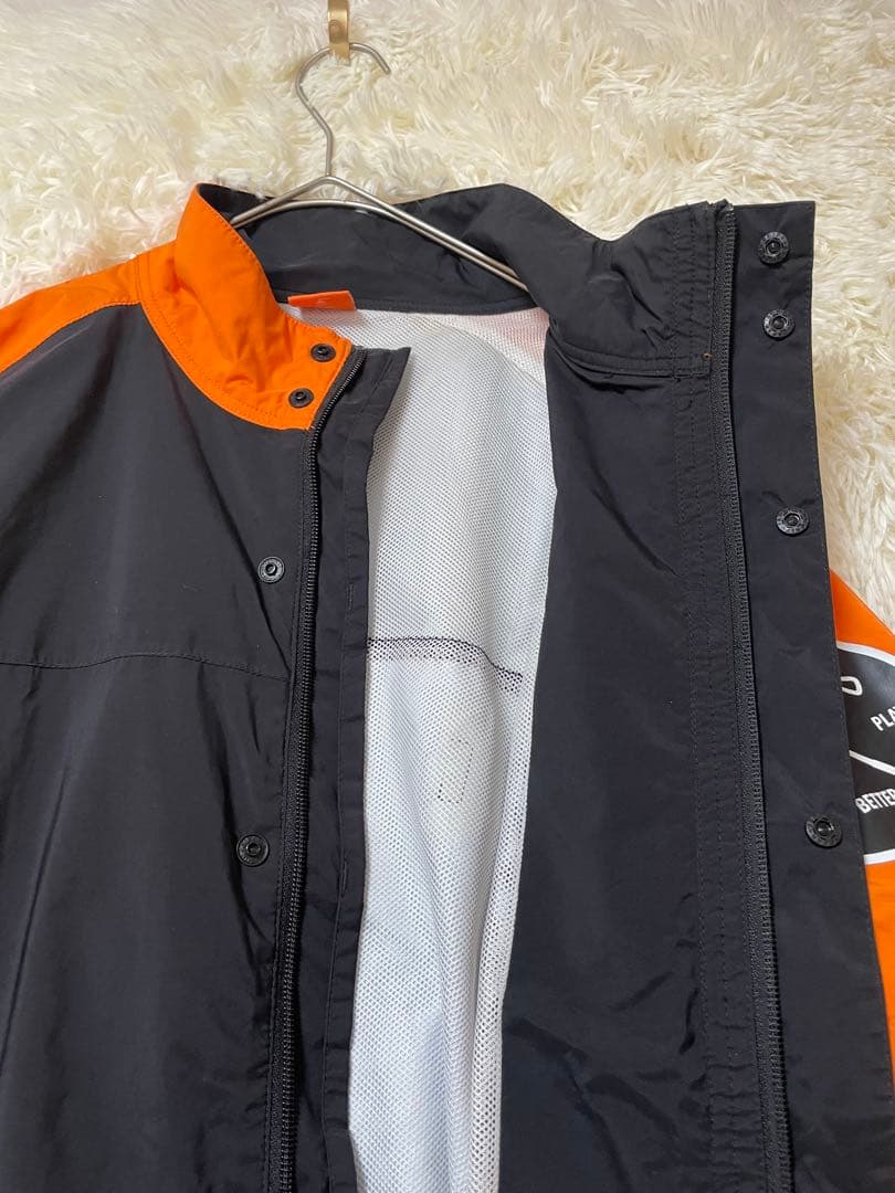 PUMA GOLF レインウェア レインジャケット オレンジ × 黒　2WAY