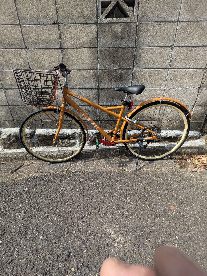 手渡しのみ LOUIS GARNEAU 通学用自転車 27インチ