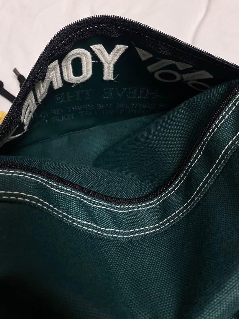 YONEX ヨネックス　ボンサック　ナップザック　リュック　刺繍　グリーン