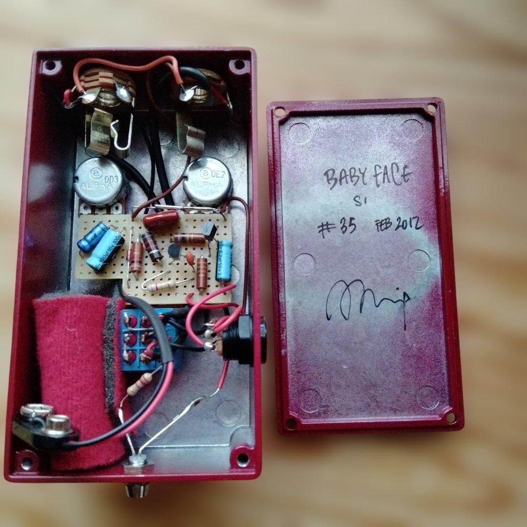 ギター manlay sound baby face si fuzz face