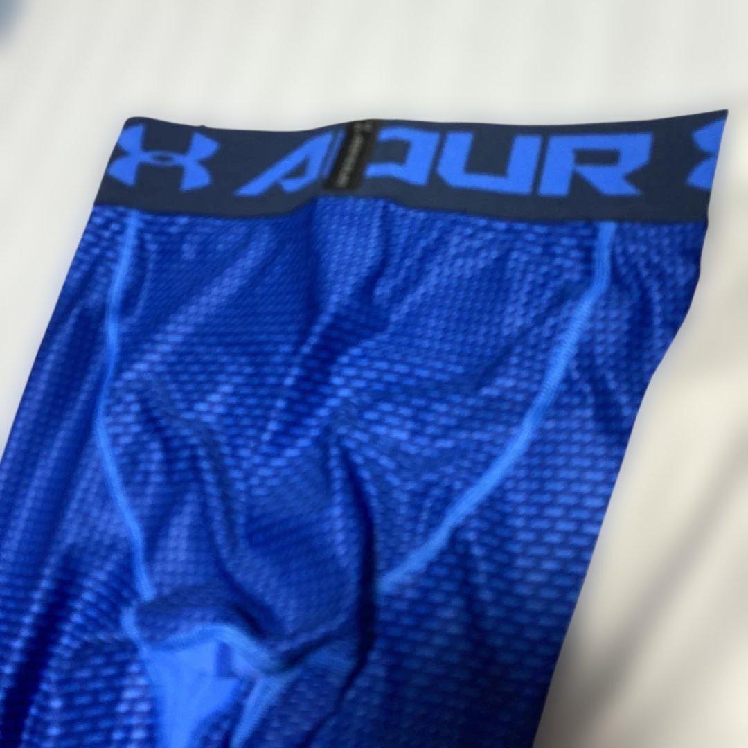 【新品未使用品】アンダーアーマー トレーニング タイツ スパッツ赤青白3セット