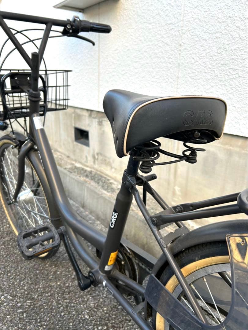 【美品❗️】Asahi自転車 カーグ バケット オートライト シティサイクル