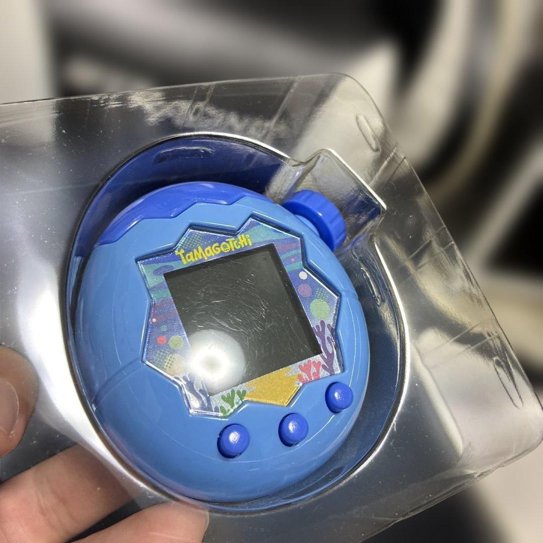 【初期化済】BANDAI たまごっちパラダイス ブルーウォーター 【消毒済】