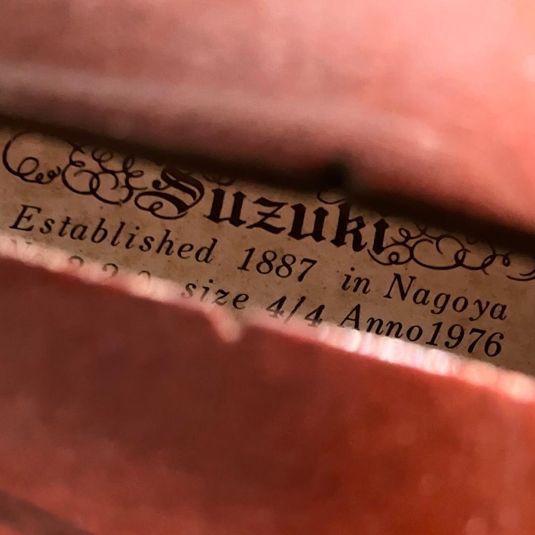 スズキ No.220 4/4サイズ バイオリン ケース付 弦楽器