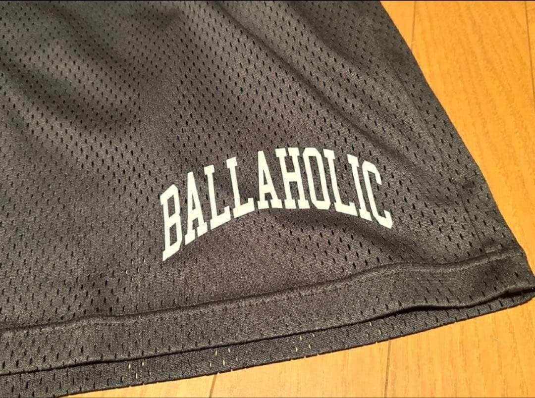 ボラホリック　BALLAHOLIC メッシュパンツ ブラック　バスパン　バスケ