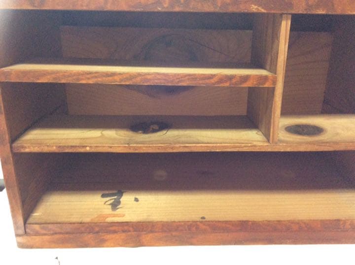 アンティーク家具　針箱 & 鏡台(鏡無し) 桑材