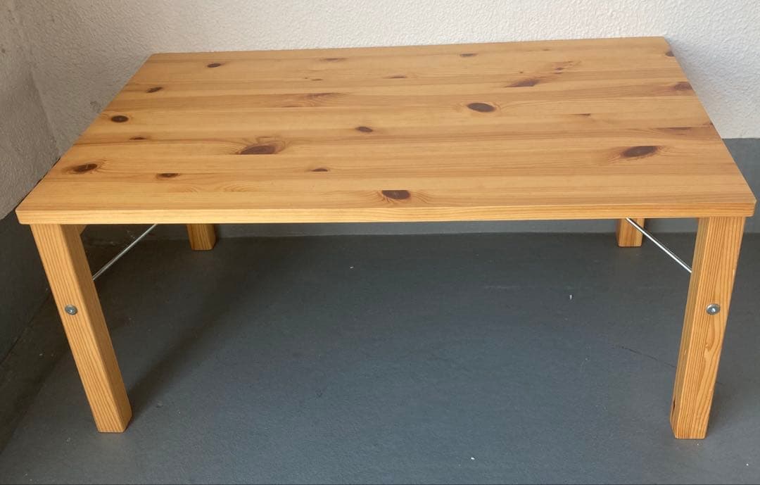 無印良品 パイン材ローテーブル・折りたたみ式 MUJI