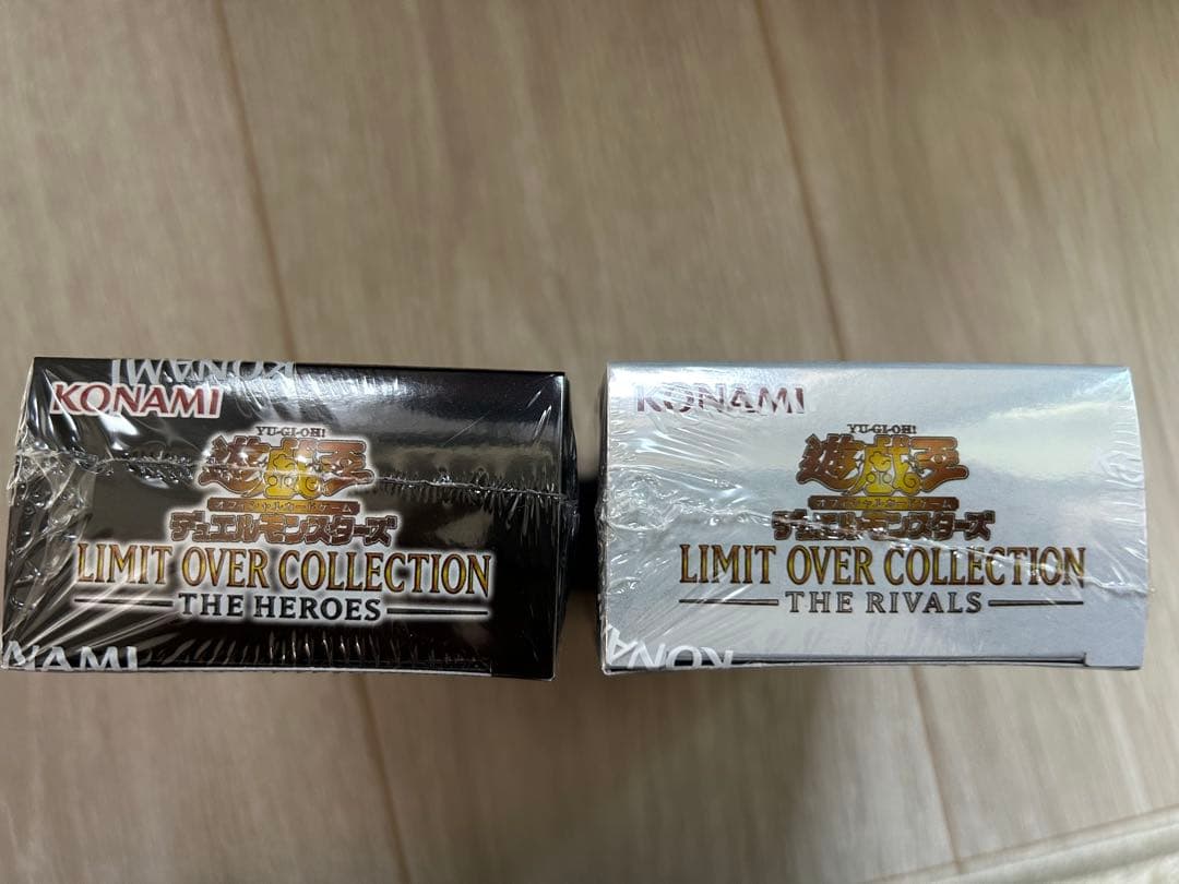遊戯王　リミットオーバーコレクションヒーローズライバルズ各1箱　計2箱