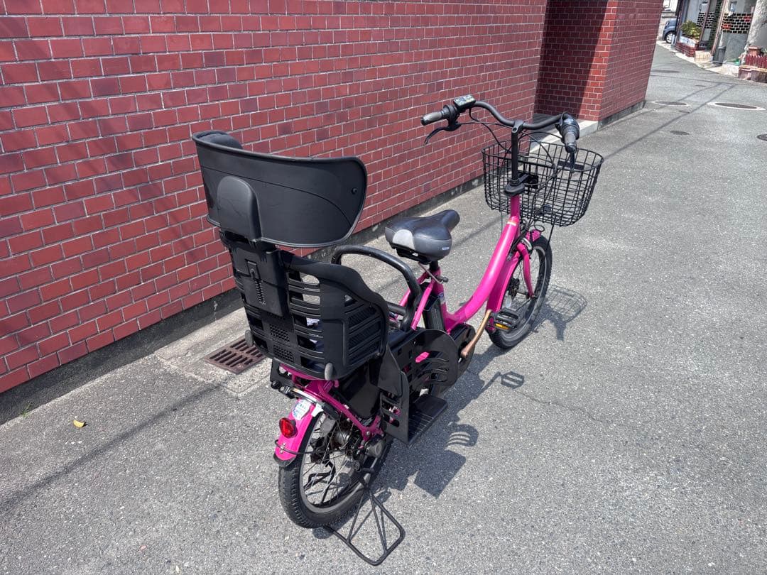 YAMAHA pas babby 電動アシスト自転車 ピンク　チャイルドシート