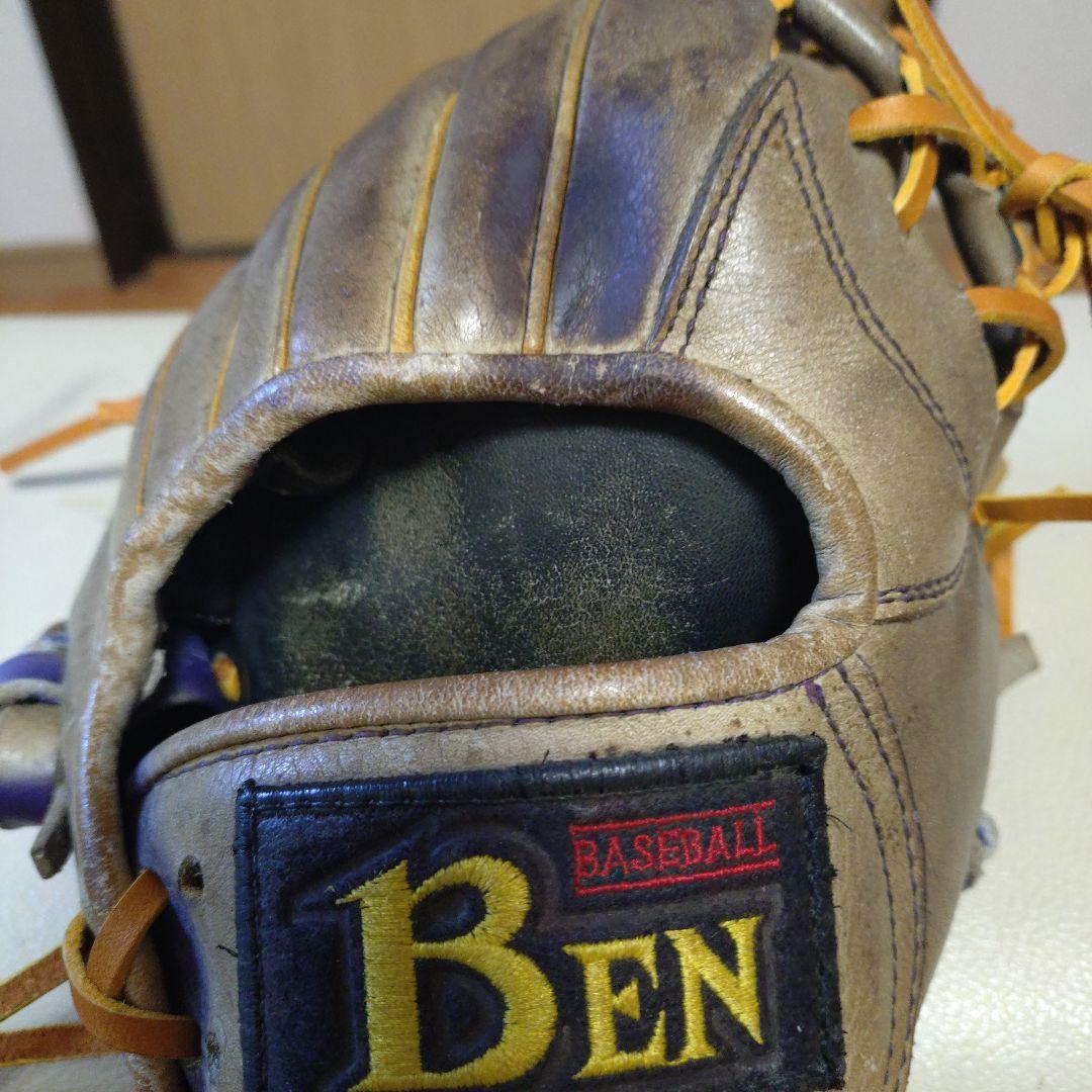 BENゼネラル　一般硬式軟式用グローブ　小さめ　レース交換