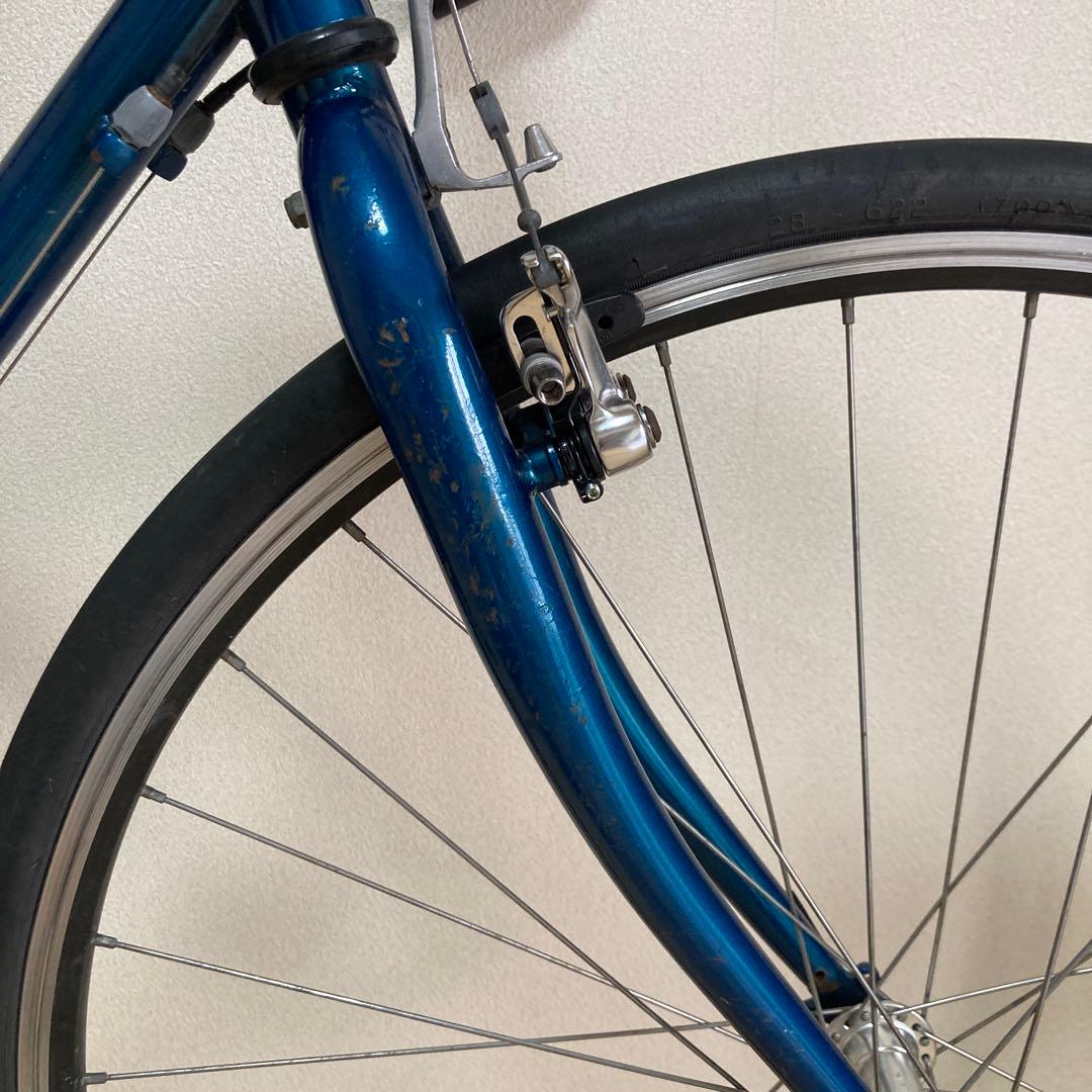 ANCHOR C9 シクロクロス クロモリ ブリヂストン 傷あり 実用車　青緑
