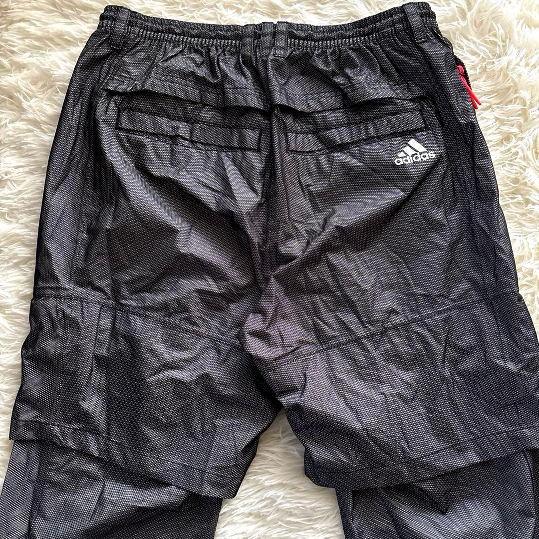 美品✨アディダス　メンズ　レインウェア　ゴルフ　セットアップ　M 黒